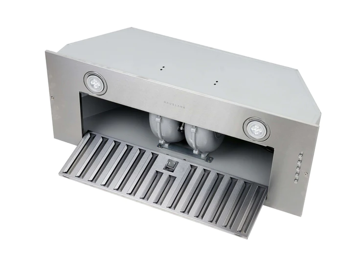 Hauslane INR100SS30 30 Inch Installed in Cabinet 600 CFM