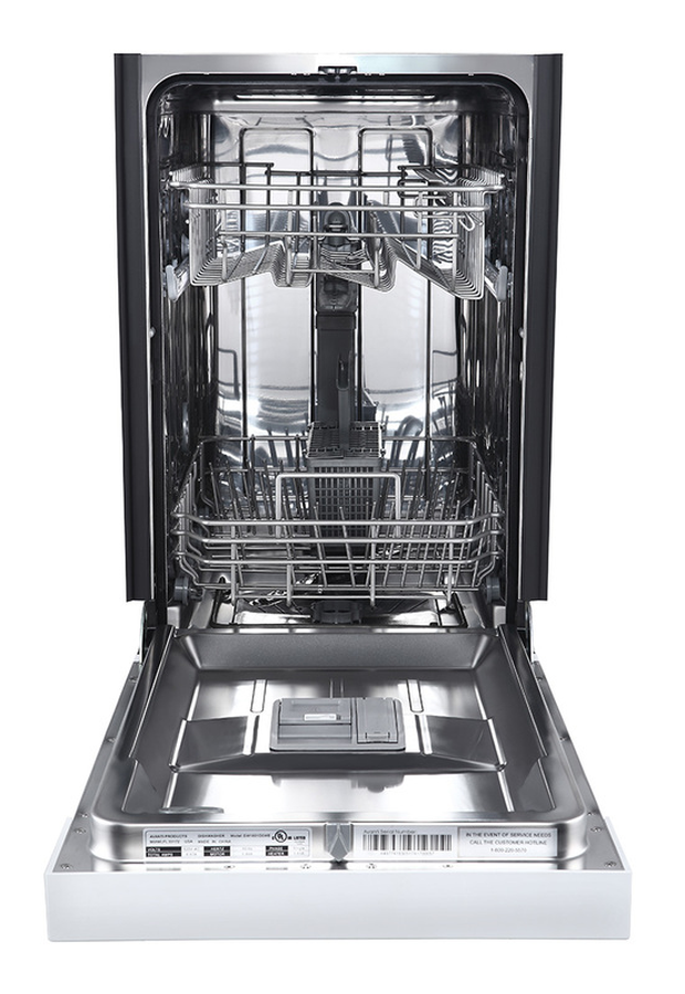 Avanti DW1831D0WE 18 Inch Dishwasher Front Controls