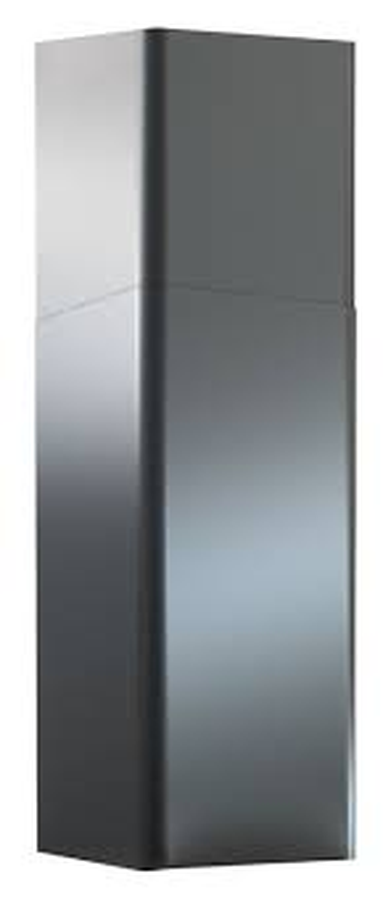 Zephyr Z1C00RVBS Duct Cover ZRV Series Hood Chimney Extension 12ft ceiling Black SS