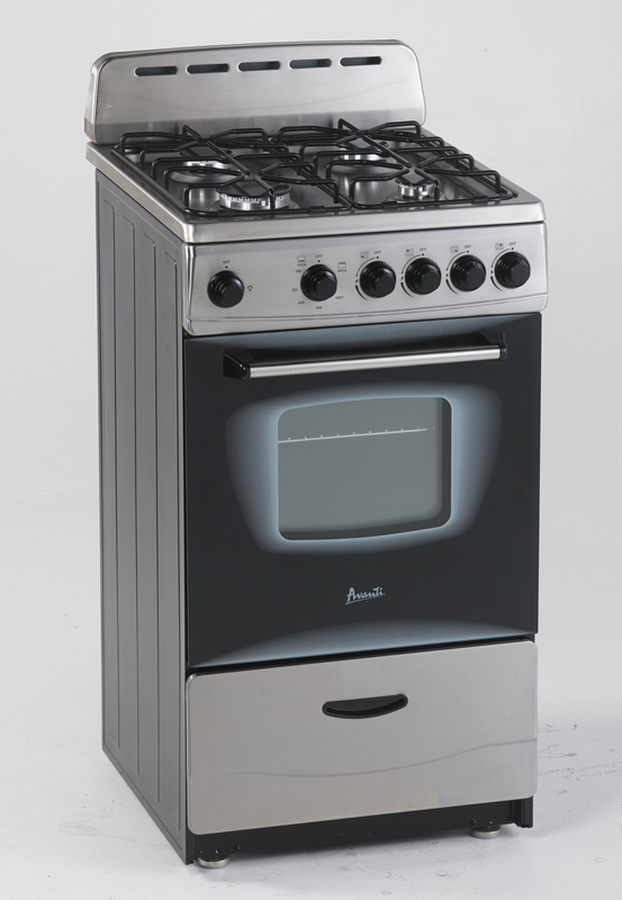 Avanti GR2013CSS 20 Inch Gas Range