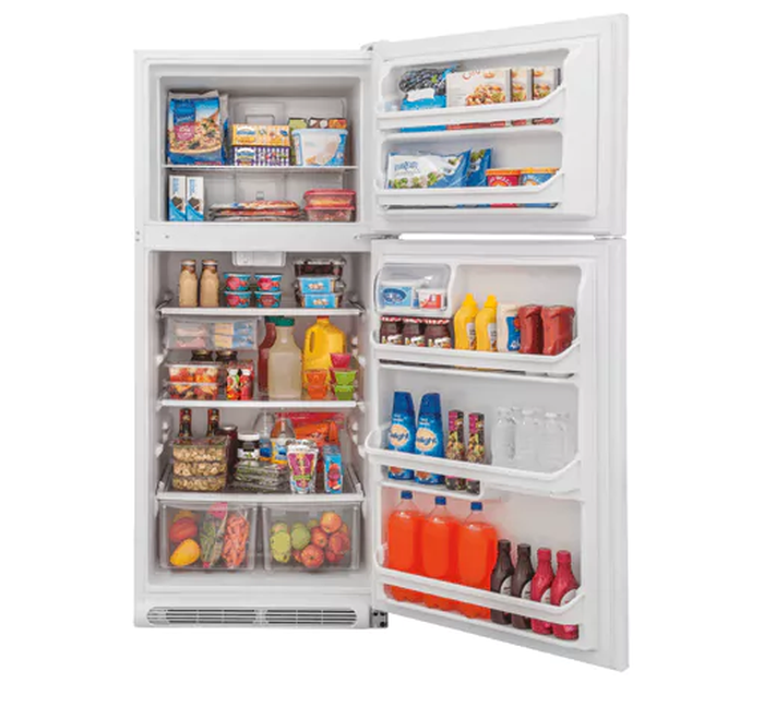 Frigidaire FFTR2045VW 30 Inch Free Standing Top Freezer Refrigerator