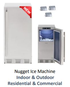 Sapphire SNIM155OD 15 Inch Built In Ice Machine