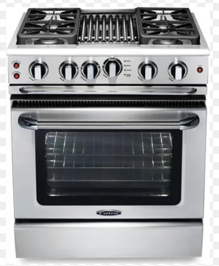 Capital GSCR304BL 30 Inch Gas Range